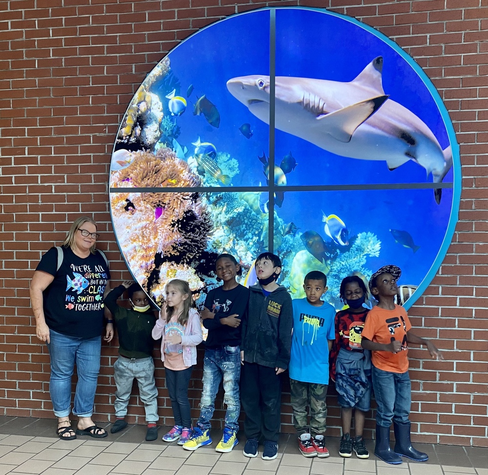 Ms. Hunter's Class at Lincoln enjoyed visiting the ViaAquarium