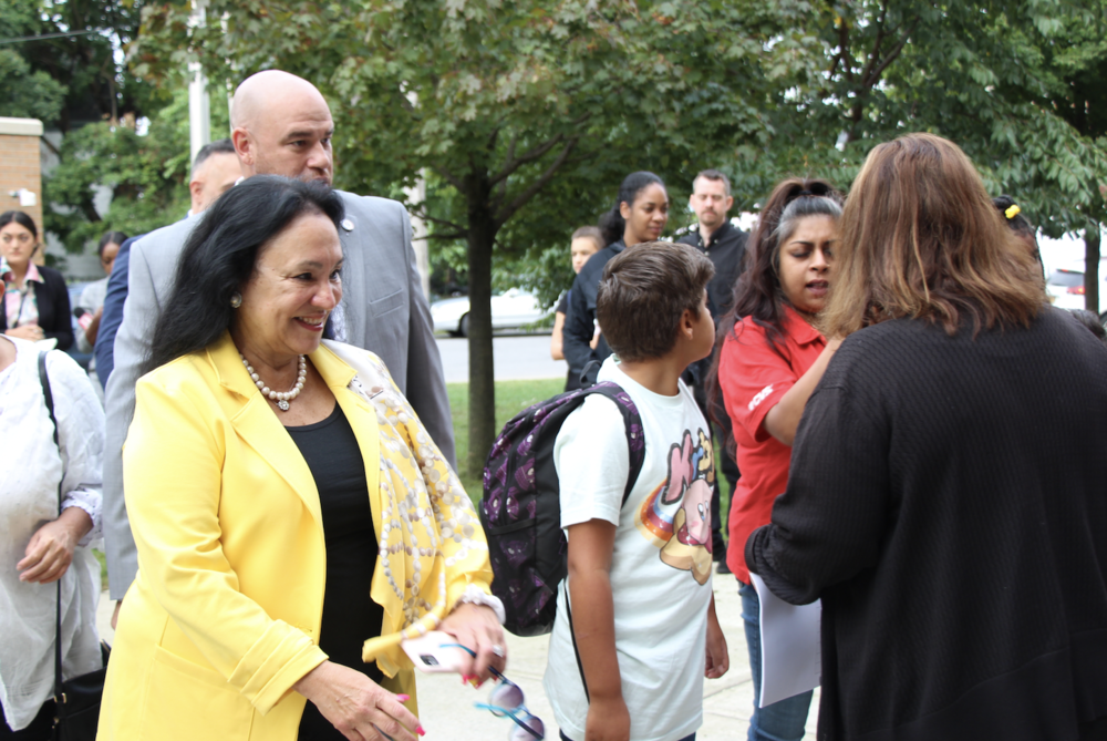 Commissioner Rosa enters Pleasant Valley