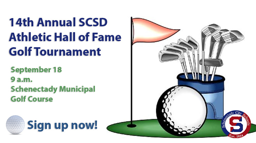 Sign Up for the 14th Annual SCSD Athletic Hall of Fame Golf Tournament