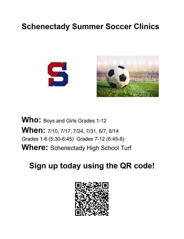 Schenectady Summer Soccer Clinics Central Park Middle School