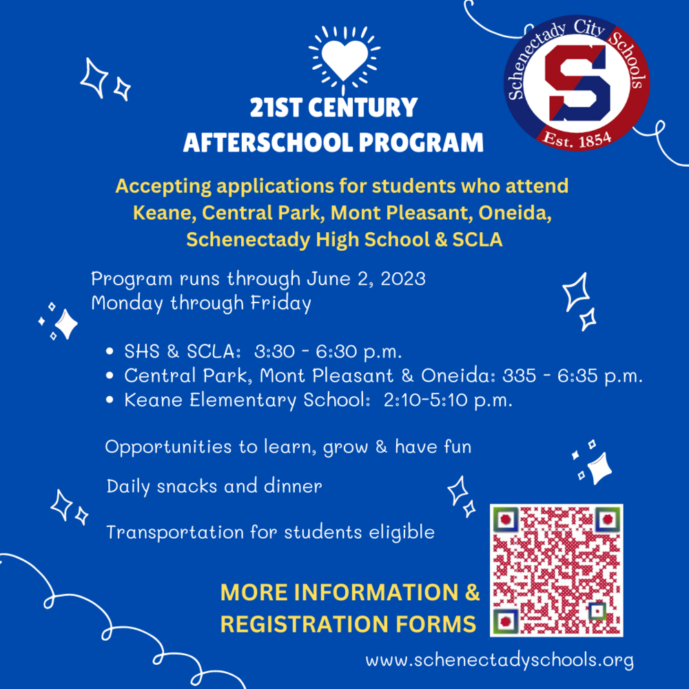 21st Century Afterschool Program | Schenectady City School District