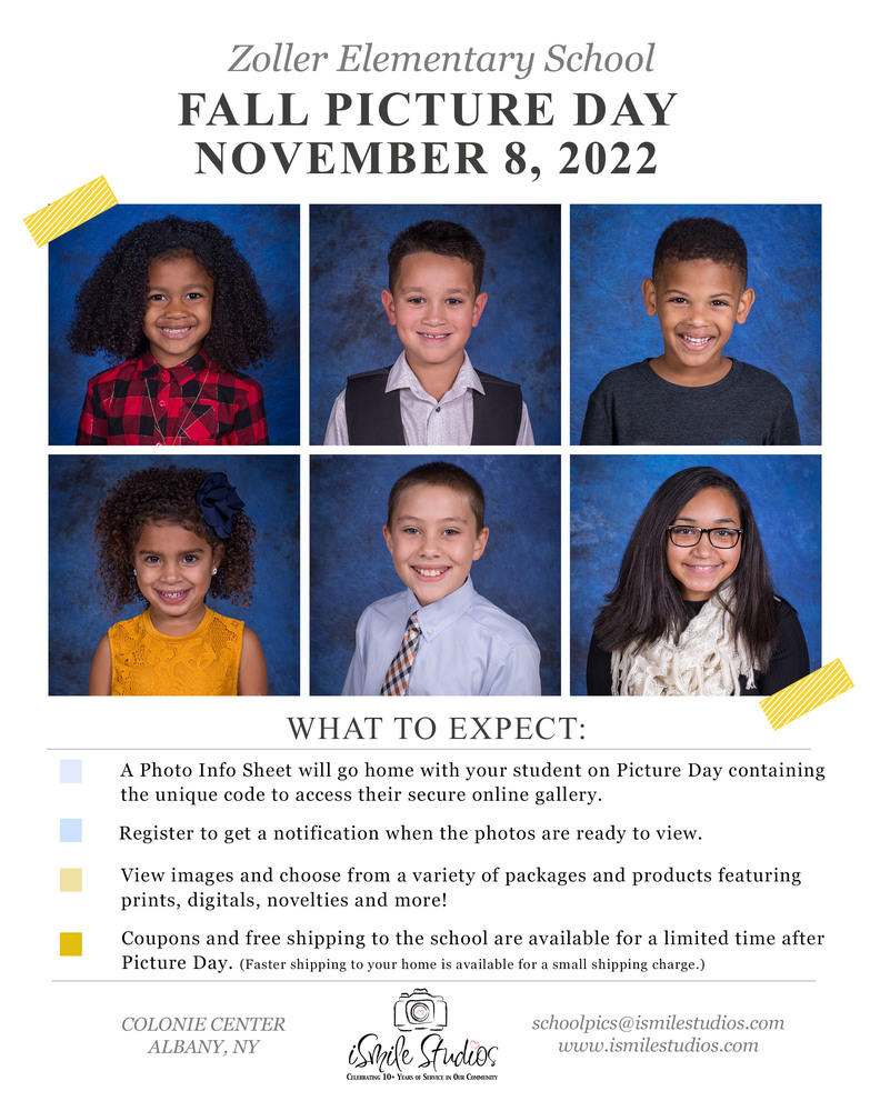 Zoller Picture Day  November 8, 2022