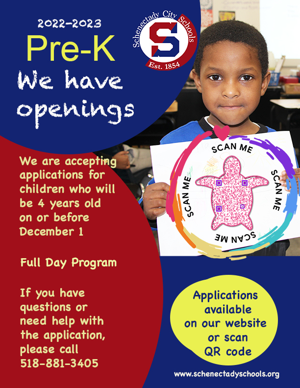 We still have openings for Pre-K in 2022-2023
