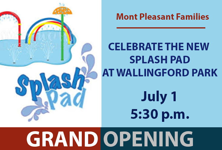 Splash Pad Grand Opening