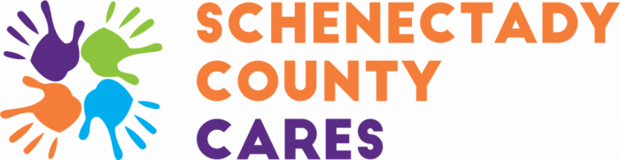 Logo for Schenectady County Cares regarding Childcare assistance program
