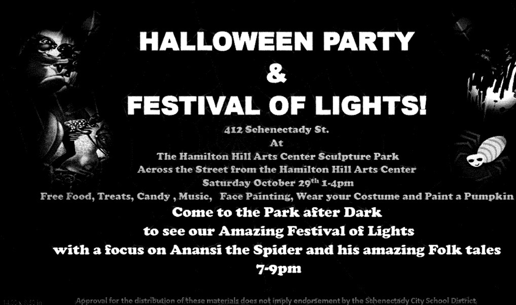 Hamilton Hill Arts Center:  Halloween Party & Festival of Lights