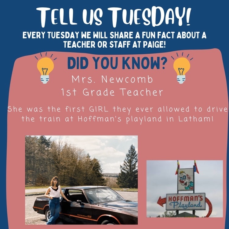 Tell us Tuesday-Mrs. Newcomb