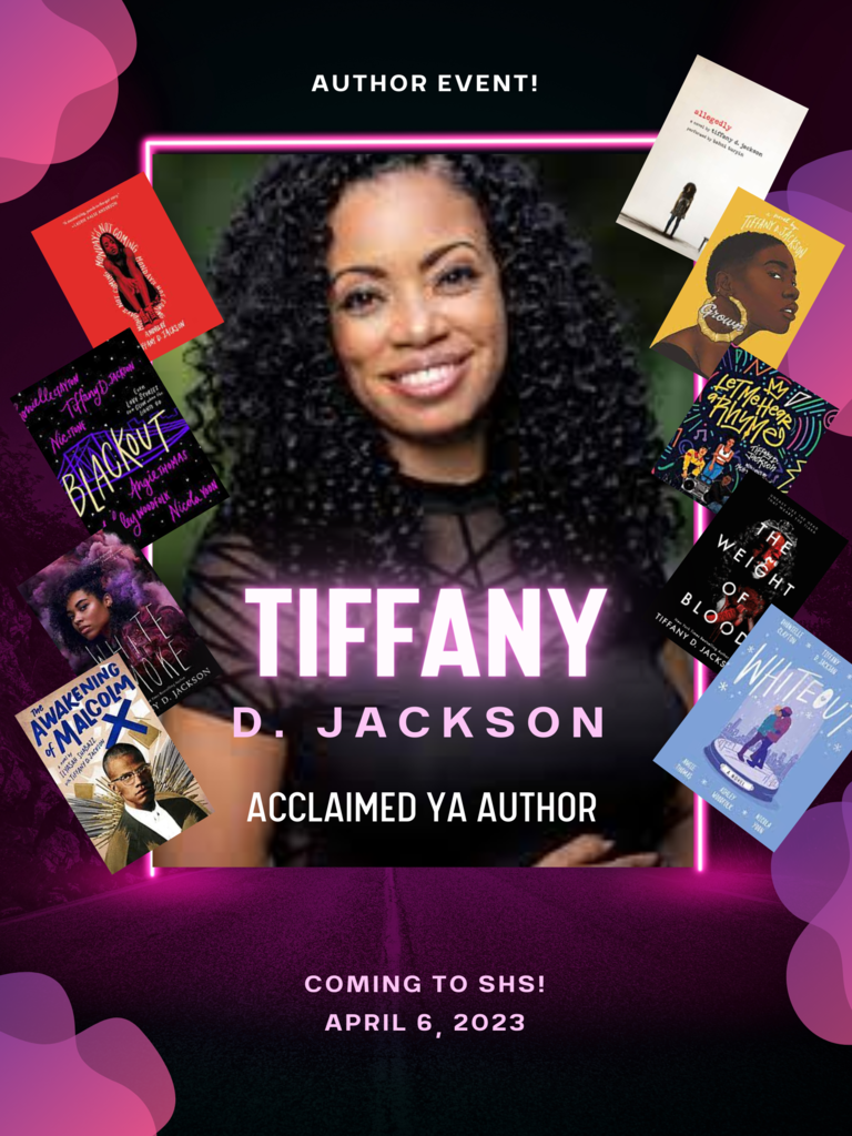 Author Tiffany D. Jackson is coming to Schenectady 4/6/23! 
