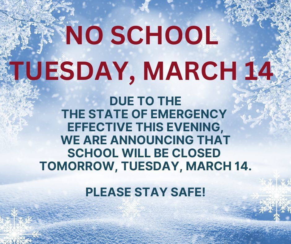 No School Tomorrow