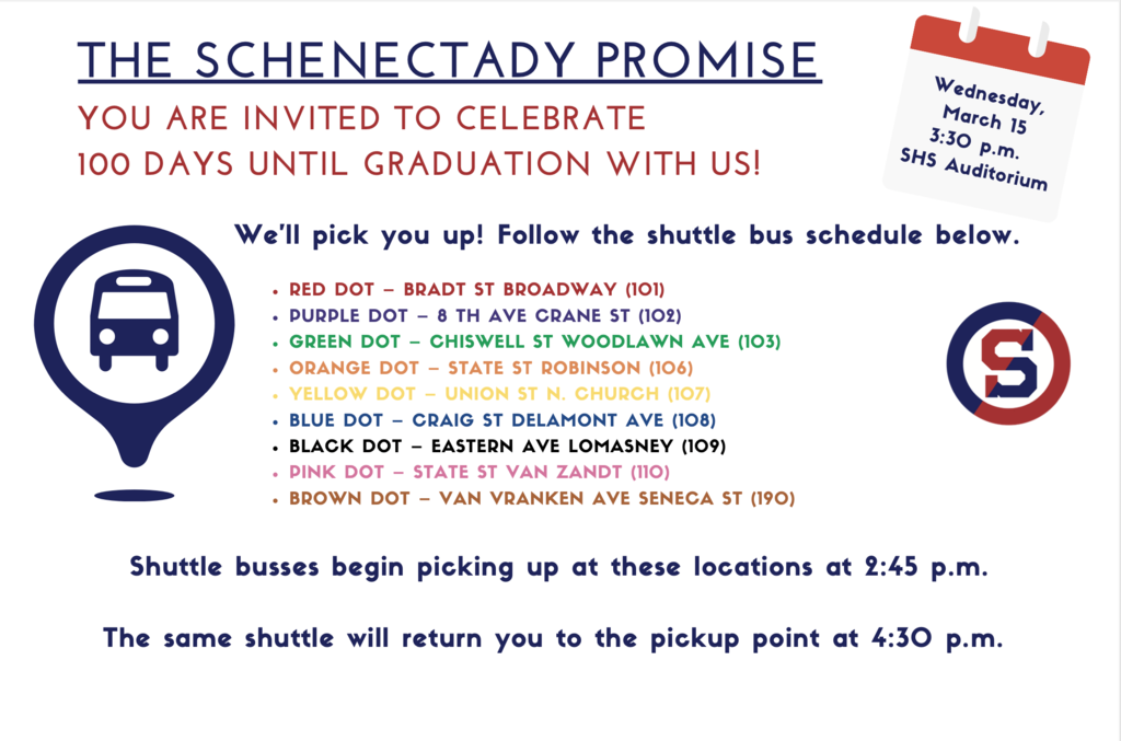 Shuttle Bus schedule