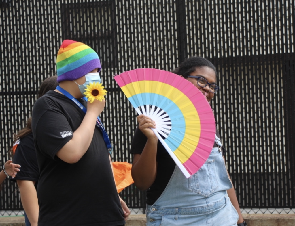 Pride month with students at Oneida