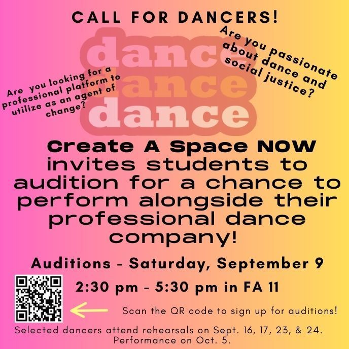 Call for Dancers