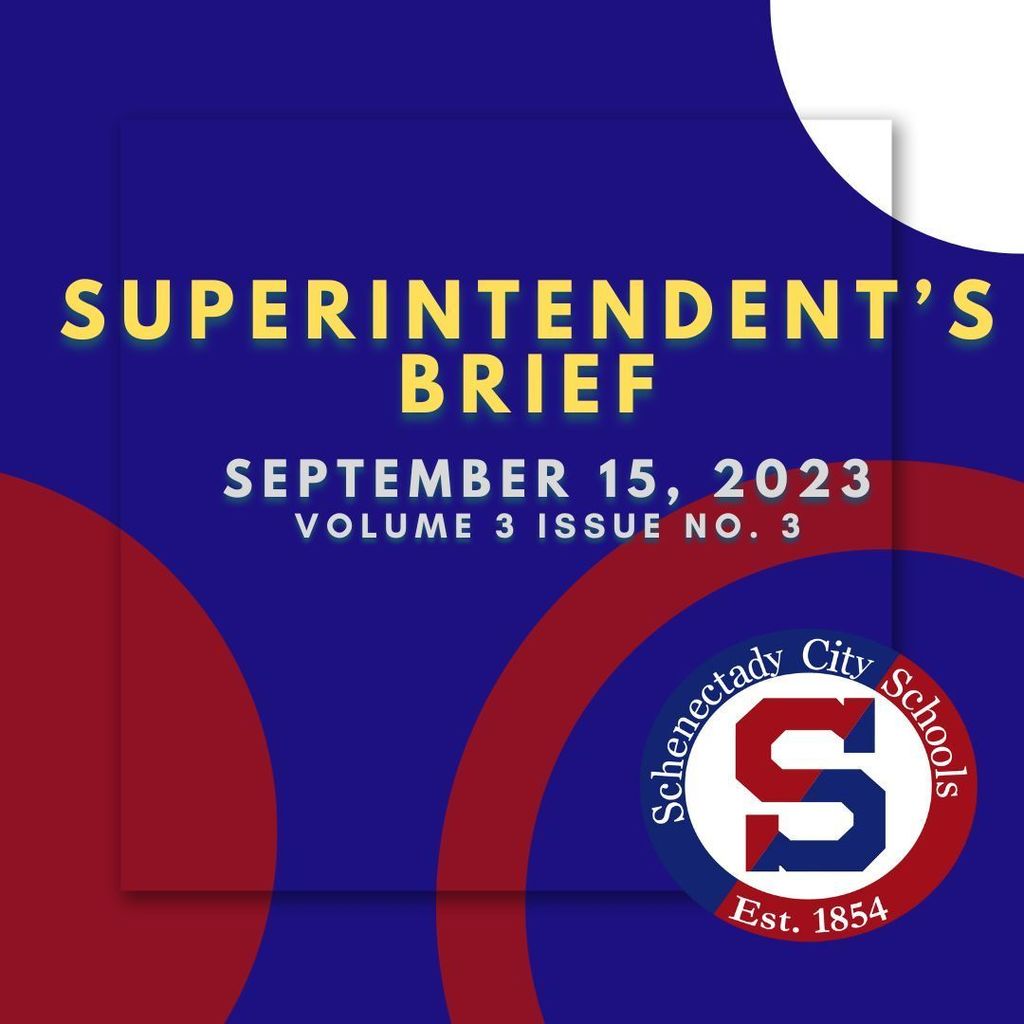 SCSD Superintendent's Brief:  September 15 2023
