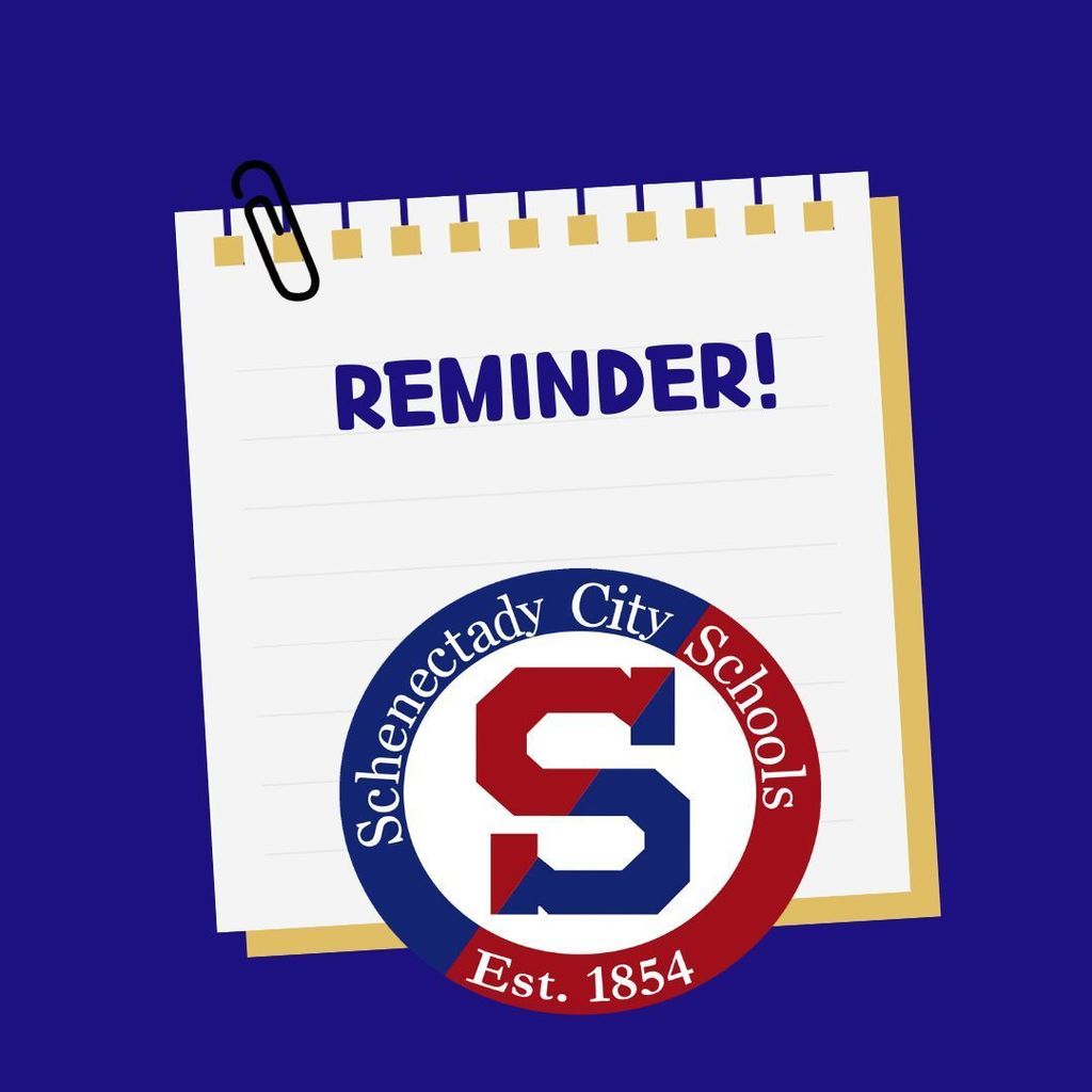 Reminder: No school Monday
